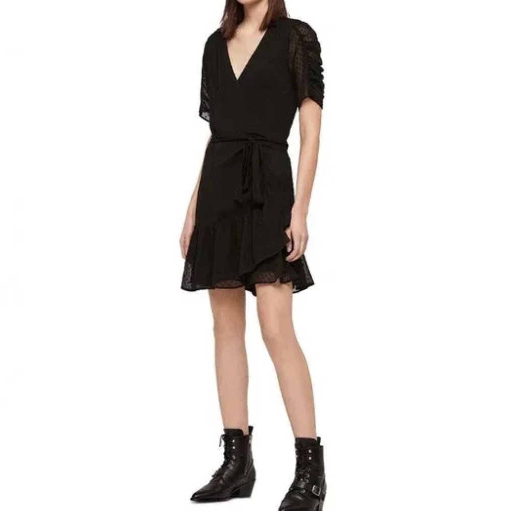 All Saints Black Women's Dress Size 6